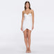 Solea White Satin Mini Dress with Gold Chain Strap Detail | Moeva | Dress | Each week unveils new pieces—luxury swimwear, fluid resort silhouettes, and elevated summer-to-evening essentials designed to carry you from coastal escapes to city nights.