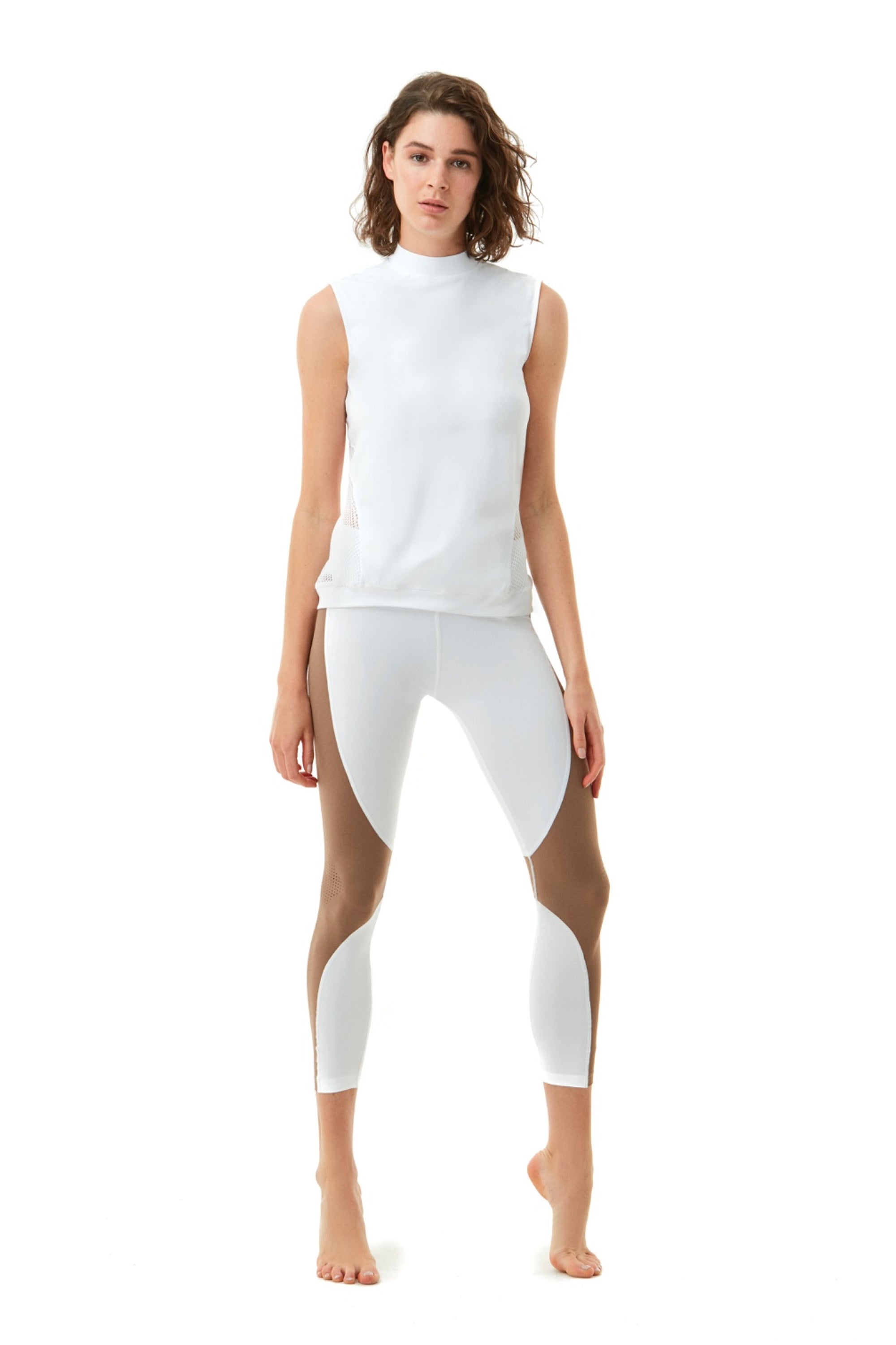 Sienna White Top | Moeva | Sports Tops | Each week unveils new pieces—luxury swimwear, fluid resort silhouettes, and elevated summer-to-evening essentials designed to carry you from coastal escapes to city nights.