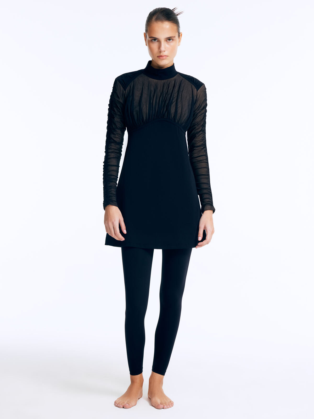 Zaina Black Modest Swimwear | Moeva | Pants | Each week unveils new pieces—luxury swimwear, fluid resort silhouettes, and elevated summer-to-evening essentials designed to carry you from coastal escapes to city nights.
