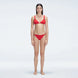 Zella Red Triangle Mid Coverage Solid Bikini Sets | Moeva | Bikini Sets | Each week unveils new pieces—luxury swimwear, fluid resort silhouettes, and elevated summer-to-evening essentials designed to carry you from coastal escapes to city nights.