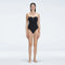 Zephyrine Black Bandeau Swimsuit | Moeva | One-Piece | Each week unveils new pieces—luxury swimwear, fluid resort silhouettes, and elevated summer-to-evening essentials designed to carry you from coastal escapes to city nights.