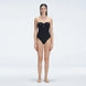 Zephyrine Black Bandeau Swimsuit | Moeva | One-Piece | Each week unveils new pieces—luxury swimwear, fluid resort silhouettes, and elevated summer-to-evening essentials designed to carry you from coastal escapes to city nights.