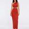 Violet Red One-Shoulder Textured Maxi Dress with Cut-Out Detail | Moeva | Dress | Each week unveils new pieces—luxury swimwear, fluid resort silhouettes, and elevated summer-to-evening essentials designed to carry you from coastal escapes to city nights.