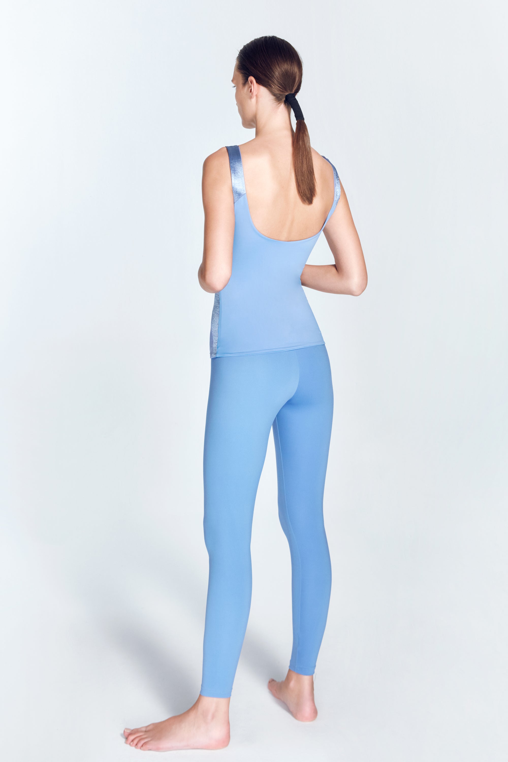 Dulce Blue Sport Top | Moeva | Sports Tops | Each week unveils new pieces—luxury swimwear, fluid resort silhouettes, and elevated summer-to-evening essentials designed to carry you from coastal escapes to city nights.