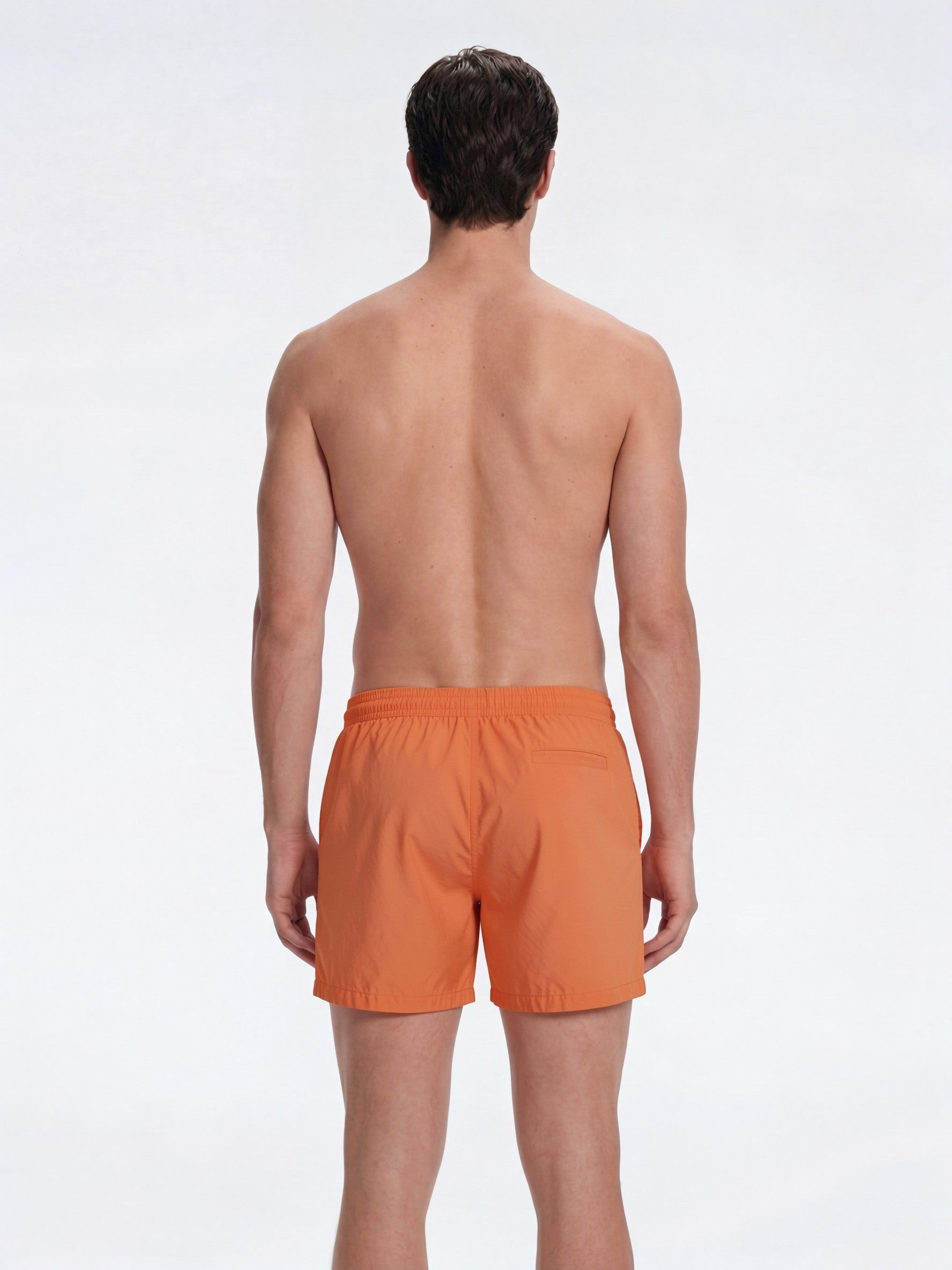 Louis Orange Quick-Dry Swim Shorts | Moeva | Shorts | Each week unveils new pieces—luxury swimwear, fluid resort silhouettes, and elevated summer-to-evening essentials designed to carry you from coastal escapes to city nights.