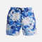 Louis Blue Abstract Quick-Dry Swim Shorts | Moeva | Men Ultralight Swim Shorts | Each week unveils new pieces—luxury swimwear, fluid resort silhouettes, and elevated summer-to-evening essentials designed to carry you from coastal escapes to city nights.
