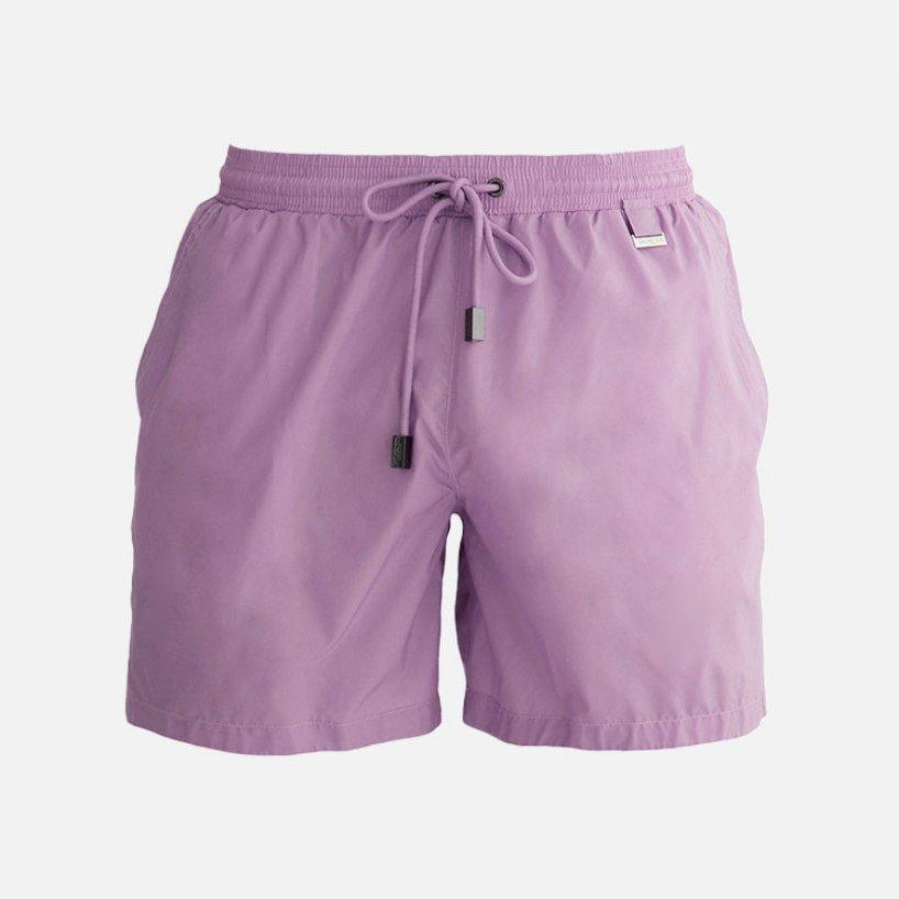 Louis Lilac Quick-Dry Swim Shorts | Moeva | Shorts | Each week unveils new pieces—luxury swimwear, fluid resort silhouettes, and elevated summer-to-evening essentials designed to carry you from coastal escapes to city nights.
