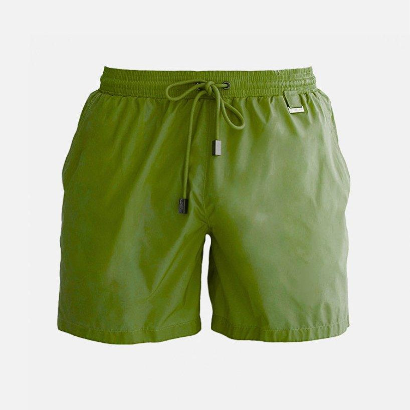 Louis Olive Quick-Dry Swim Shorts | Moeva | Shorts | Each week unveils new pieces—luxury swimwear, fluid resort silhouettes, and elevated summer-to-evening essentials designed to carry you from coastal escapes to city nights.