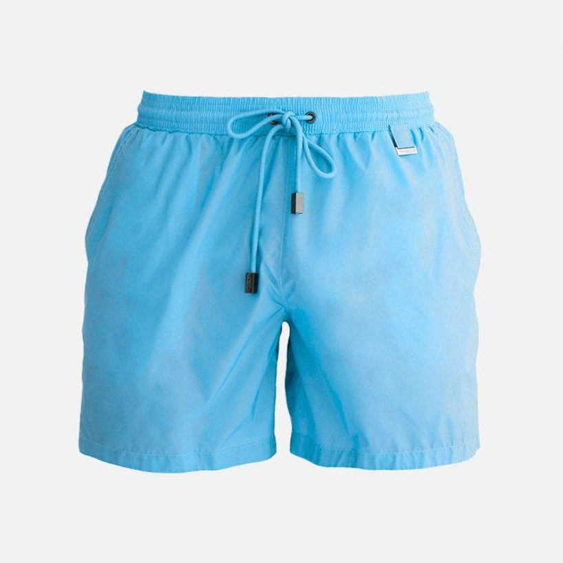 Louis Turquoise Quick-Dry Swim Shorts | Moeva | Shorts | Each week unveils new pieces—luxury swimwear, fluid resort silhouettes, and elevated summer-to-evening essentials designed to carry you from coastal escapes to city nights.