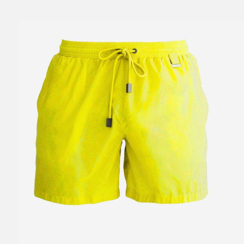 Louis Yellow Quick-Dry Swim Shorts | Moeva | Shorts | Each week unveils new pieces—luxury swimwear, fluid resort silhouettes, and elevated summer-to-evening essentials designed to carry you from coastal escapes to city nights.