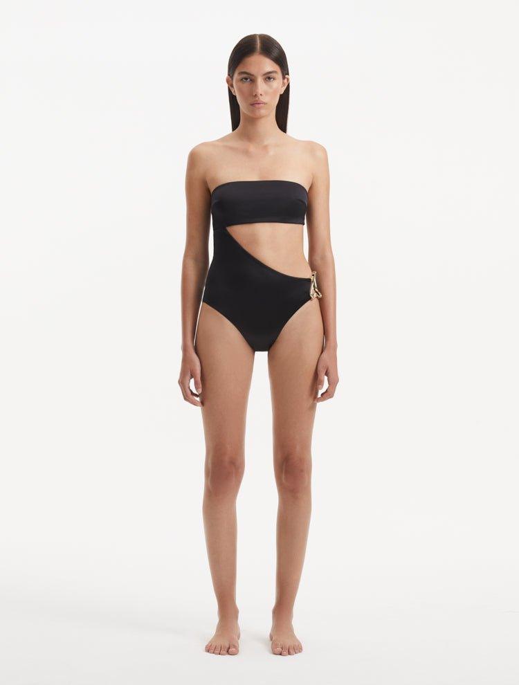 Marilla Black Swimsuit As Seen On GIGI & BELLA HADID - Swimsuit Moeva