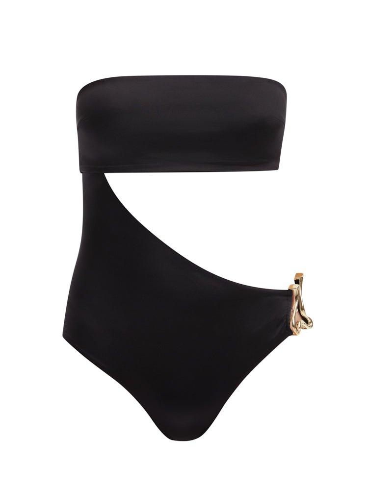 Marilla Black Swimsuit As Seen On GIGI & BELLA HADID - Swimsuit Moeva