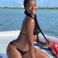 Miranda Black Bikini Bottom As Seen On GABRIELLE UNION WADE - Bikini Bottom Moeva