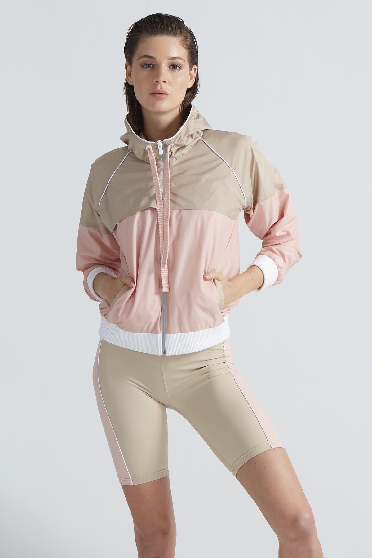 Parker Beige/Pink Jacket