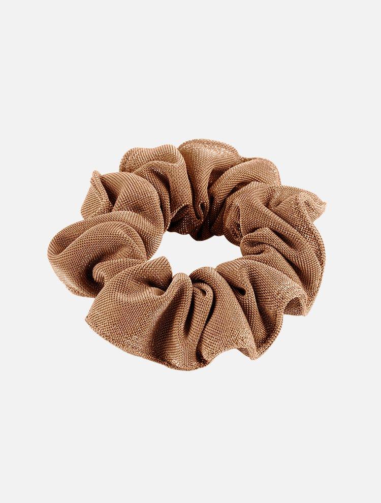 Peggy Bronze Scrunchie - Women Hair Accessories Moeva