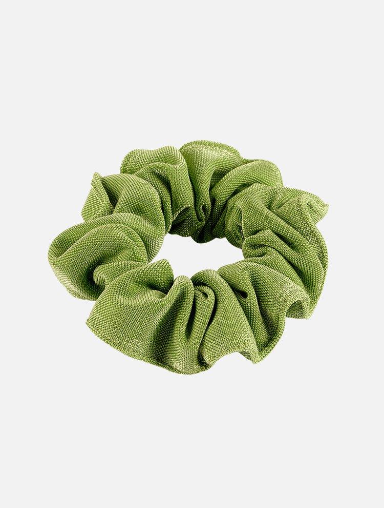 Peggy Green Scrunchie - Women Hair Accessories Moeva