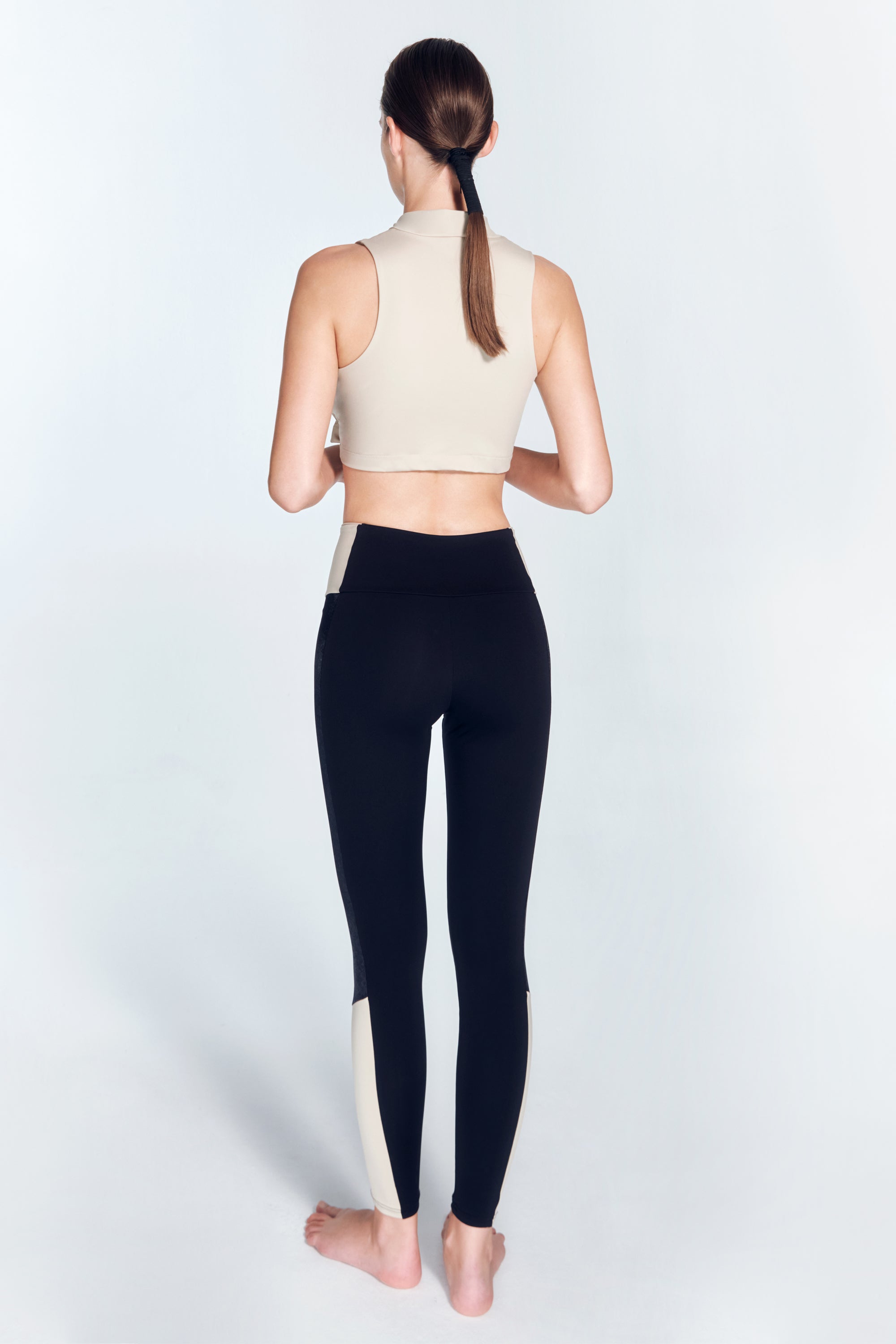 Colombe Black/Nude Leggings | Moeva | Activewear | Each week unveils new pieces—luxury swimwear, fluid resort silhouettes, and elevated summer-to-evening essentials designed to carry you from coastal escapes to city nights.