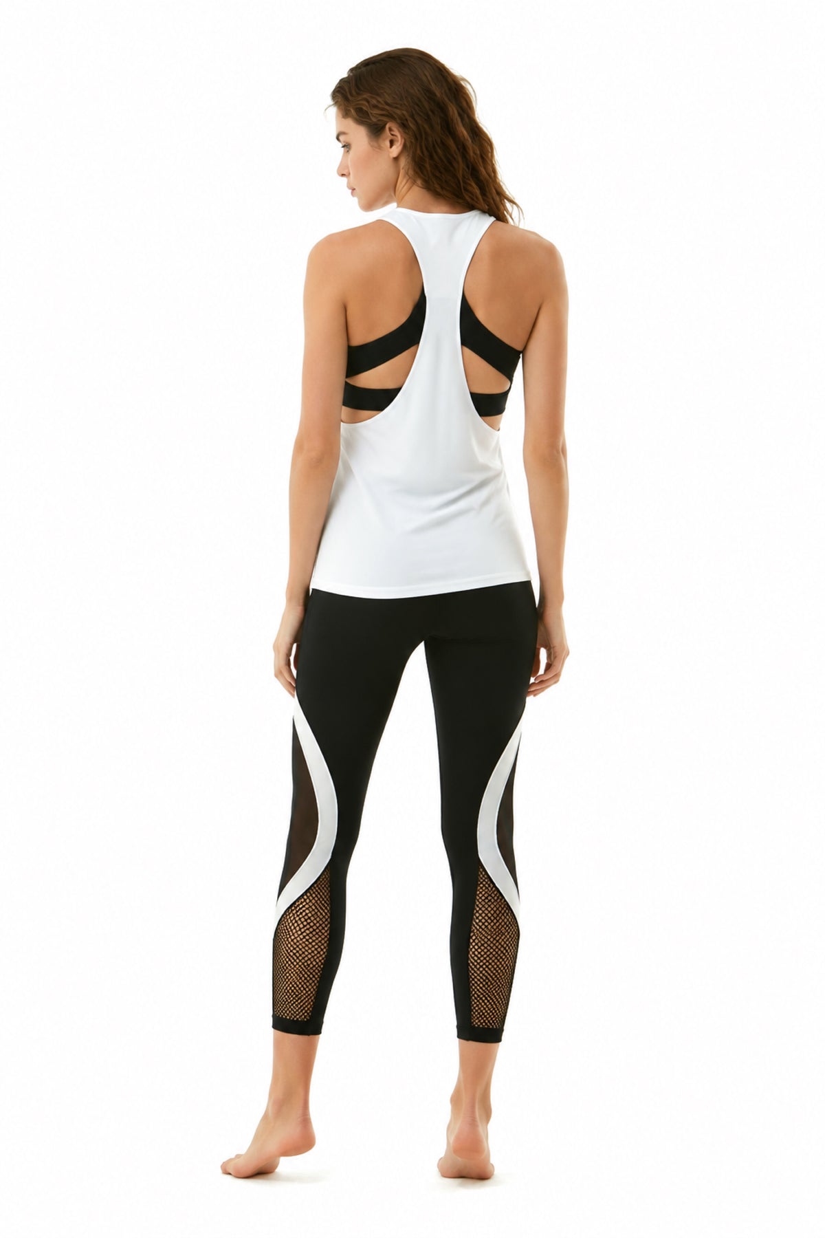 Sloane Black White Top