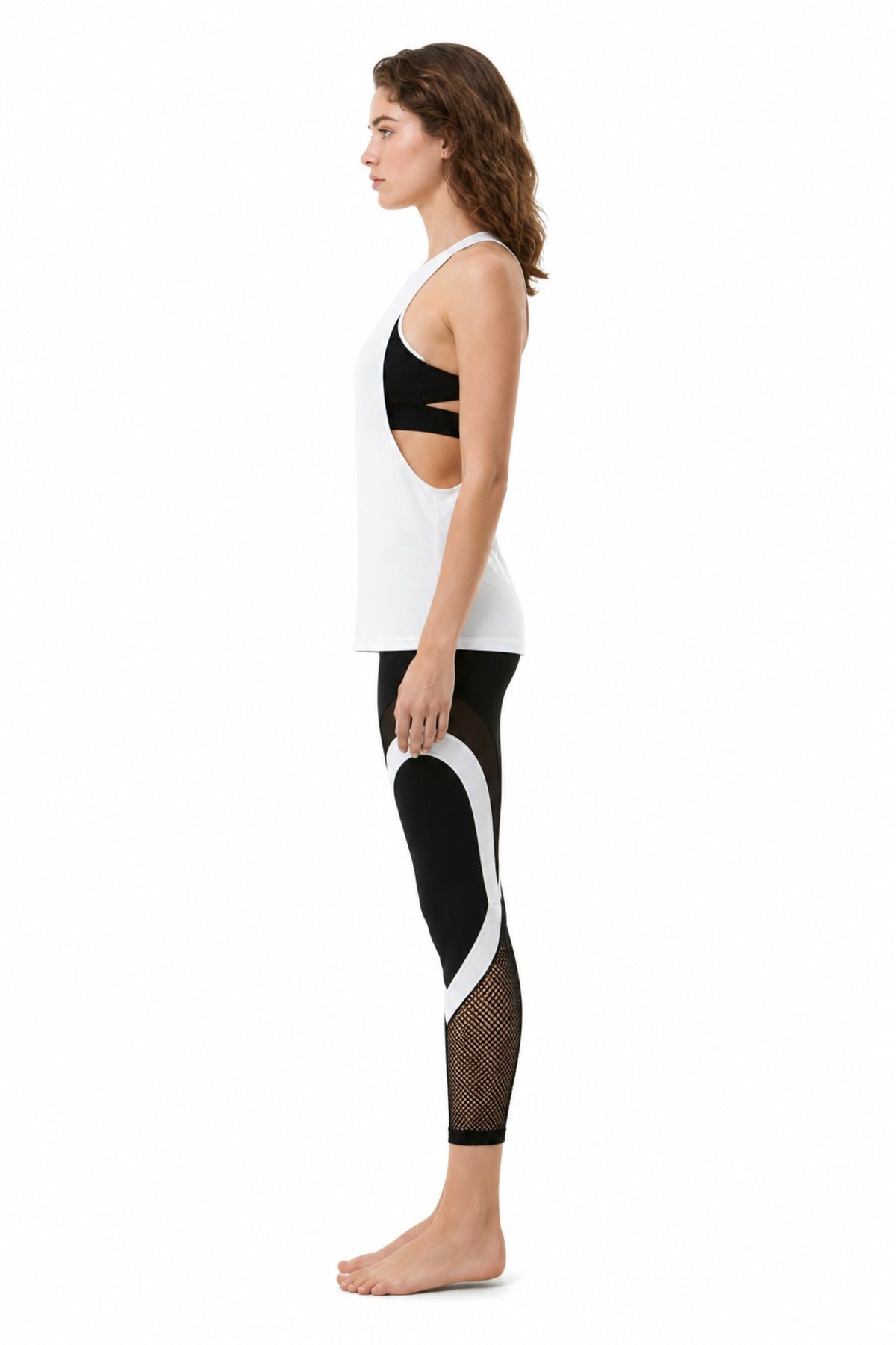 Sloane Black White Top