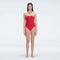 Zephyrine Red Bandeau Swimsuit | Moeva | One-Piece | Each week unveils new pieces—luxury swimwear, fluid resort silhouettes, and elevated summer-to-evening essentials designed to carry you from coastal escapes to city nights.