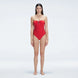 Zephyrine Red Bandeau Swimsuit | Moeva | One-Piece | Each week unveils new pieces—luxury swimwear, fluid resort silhouettes, and elevated summer-to-evening essentials designed to carry you from coastal escapes to city nights.