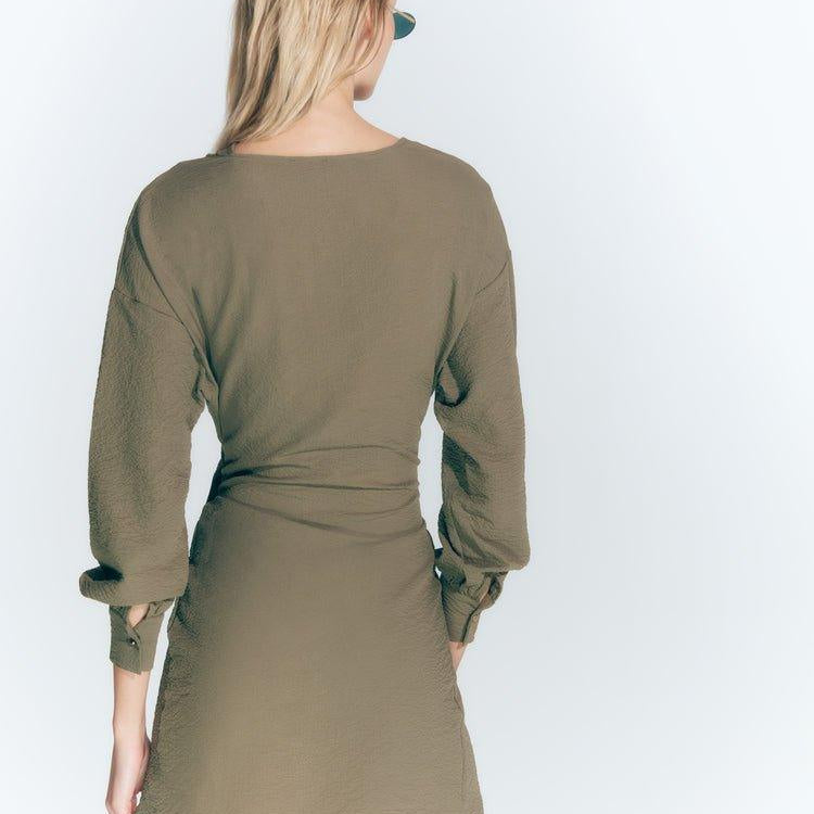 Antonia Shiny Green High-Waist Wrap Mini Skirt | Moeva | Skirt | Each week unveils new pieces—luxury swimwear, fluid resort silhouettes, and elevated summer-to-evening essentials designed to carry you from coastal escapes to city nights.