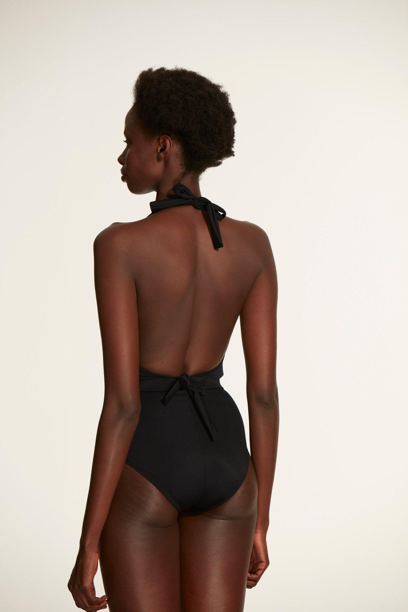 Bridget Black Swimsuit -Swimsuit Moeva