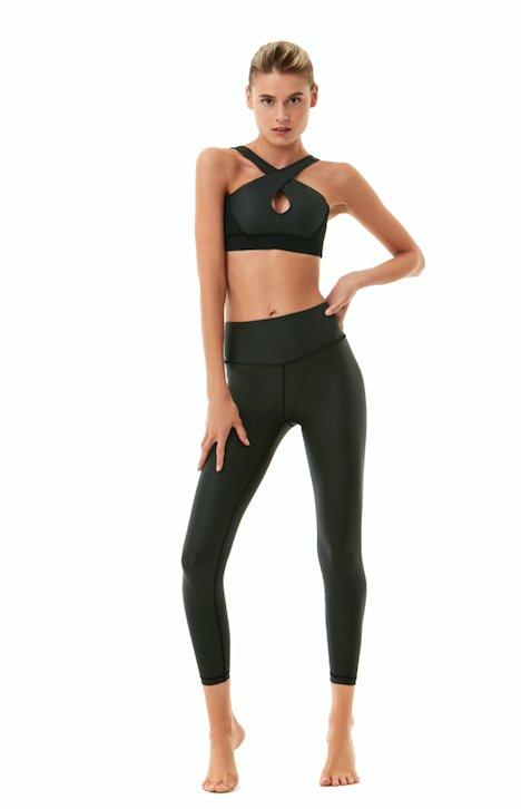 Brooklyn Leather Black Leggings | Moeva | Activewear | Each week unveils new pieces—luxury swimwear, fluid resort silhouettes, and elevated summer-to-evening essentials designed to carry you from coastal escapes to city nights.