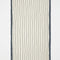 Front View of Capri Dark Blue/Beige Towel - MOEVA Luxury  Swimwear, Organic Turkish Cotton, Soft & Smooth, Full Reversible, Fringe Details, Quick Drying, Embroidered Moeva logo, Length: 180 cm / Width: 100 cm, %100 Cotton, MOEVA Luxury  Swimwear     