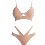 Cassia Bronze Bikini Set -Bikini Sets Moeva