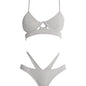 Cassia Silver Bikini Set -Bikini Sets Moeva