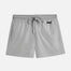 "Front view of the Charlie Light Grey Kids Swim Shorts, displaying the comfortable fit and the minimalist design."