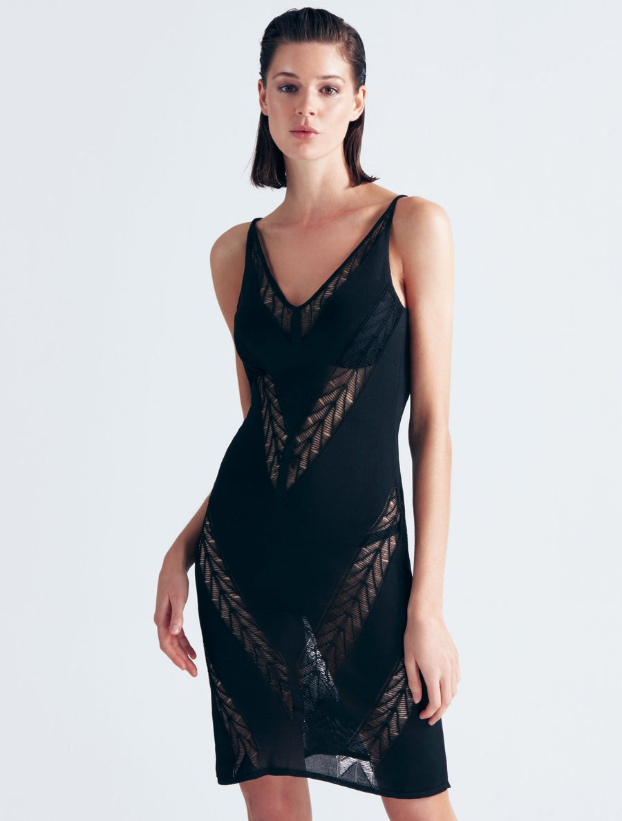 Cher Black Dress -Beachwear Dresses Moeva