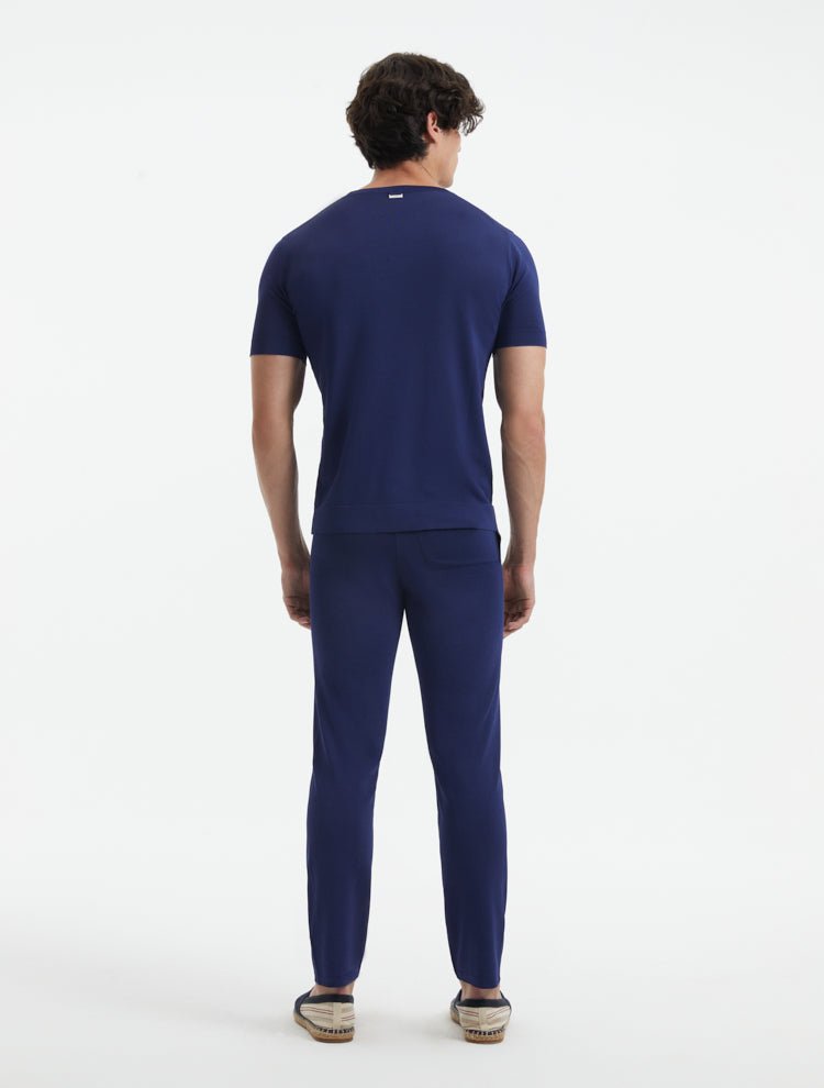 Churchill Dark Blue Shirts - Moeva
