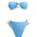Clyde Baby Blue Bikini Set - Moeva
