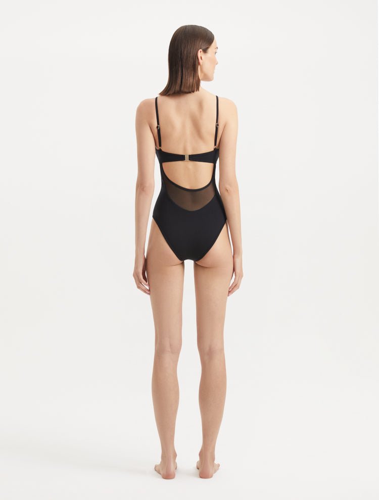 Darya Black Swimsuit -Swimsuit Moeva