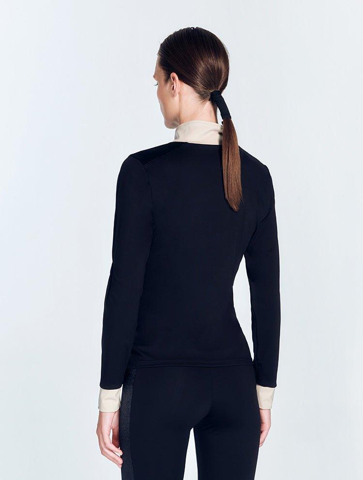Dolores Black/Nude Jacket | Moeva | Activewear | Each week unveils new pieces—luxury swimwear, fluid resort silhouettes, and elevated summer-to-evening essentials designed to carry you from coastal escapes to city nights.
