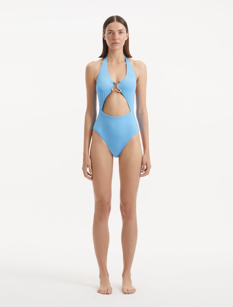 Dwyn Baby Blue Swimsuit -Swimsuit Moeva