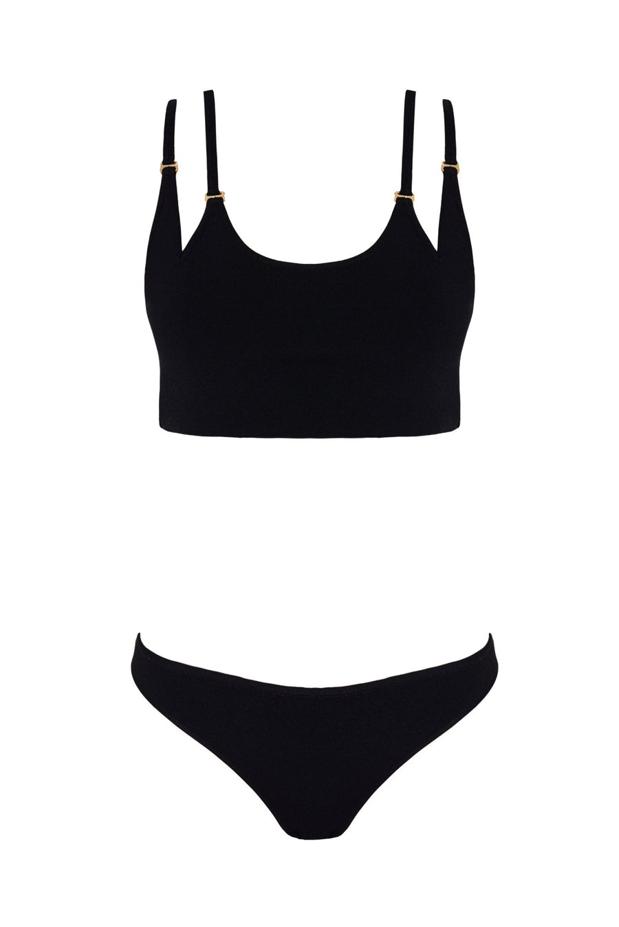Erie Black Bikini Set -Bikini Sets Moeva