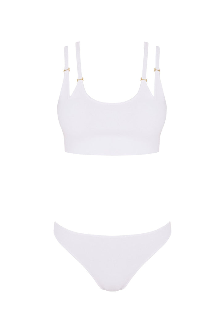 Erie White Bikini Set -Bikini Sets Moeva
