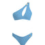 Decoupage view of Eyre Baby Blue Bikini Set, detailing the premium Italian fabric and meticulous craftsmanship.