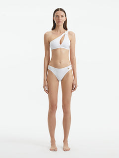 Eyre White Bikini Bottom -Bikini Bottom Moeva