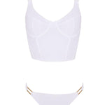 Franca White Bikini Set -Bikini Sets Moeva