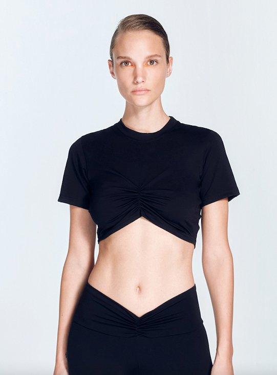 Gerda Black Bra Top | Moeva | Sports Bras | Each week unveils new pieces—luxury swimwear, fluid resort silhouettes, and elevated summer-to-evening essentials designed to carry you from coastal escapes to city nights.