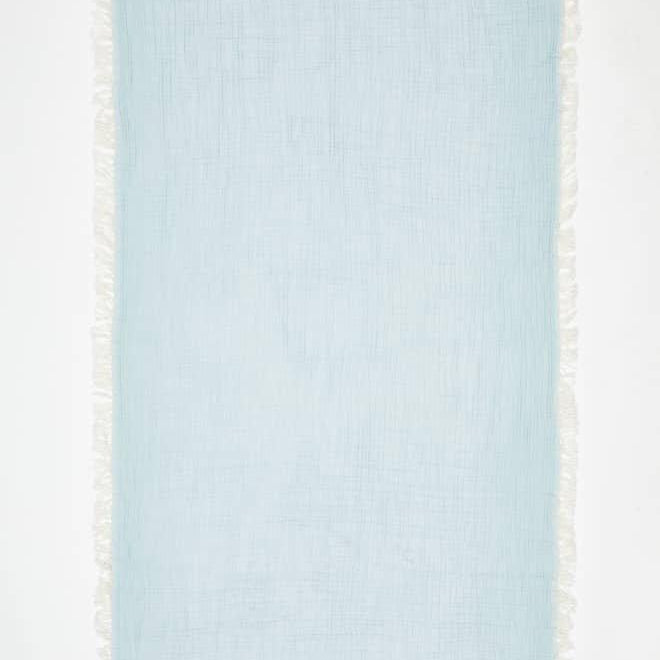 Ibiza Blue/Ecru Towel | Moeva | Towel | Each week unveils new pieces—luxury swimwear, fluid resort silhouettes, and elevated summer-to-evening essentials designed to carry you from coastal escapes to city nights.