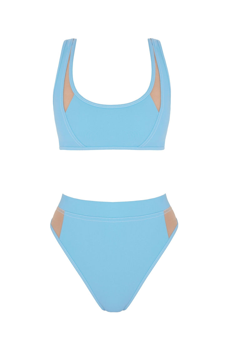 Ilari Blue Bikini Sets -Bikini Sets Moeva