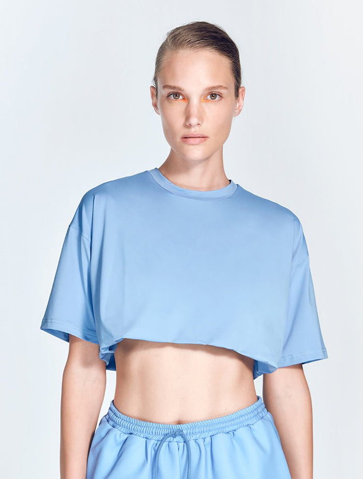 Isolde Blue Top -Activewear Moeva