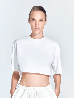 Isolde White Top -Activewear Moeva