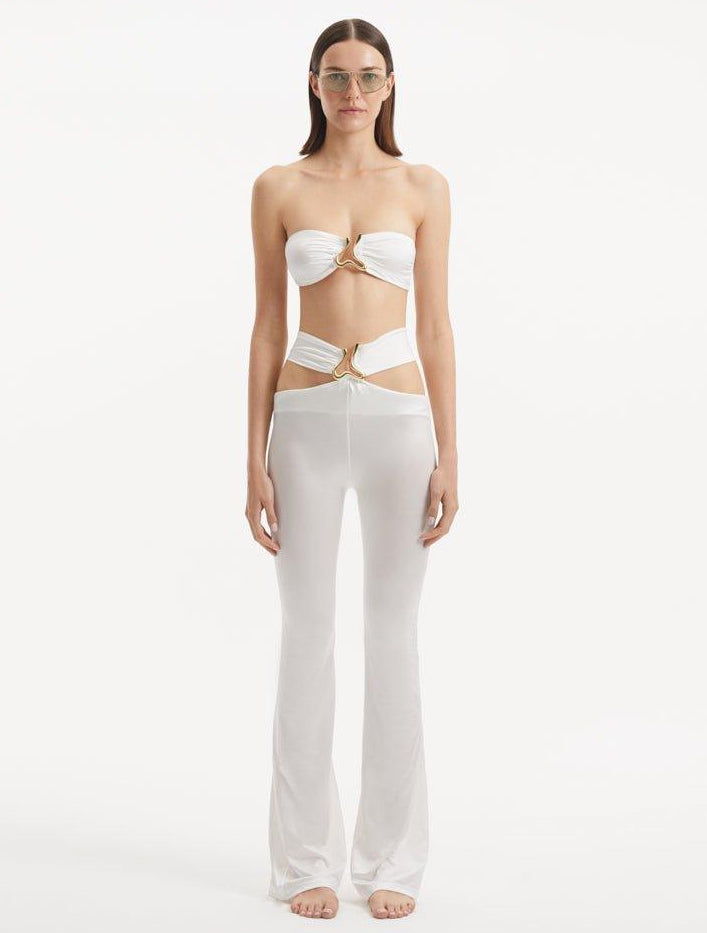 Jenna White Pants | Moeva | Pants | Each week unveils new pieces—luxury swimwear, fluid resort silhouettes, and elevated summer-to-evening essentials designed to carry you from coastal escapes to city nights.