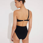 Lilla Black One Shoulder Bikini Top | Moeva | Bikini Top | Each week unveils new pieces—luxury swimwear, fluid resort silhouettes, and elevated summer-to-evening essentials designed to carry you from coastal escapes to city nights.